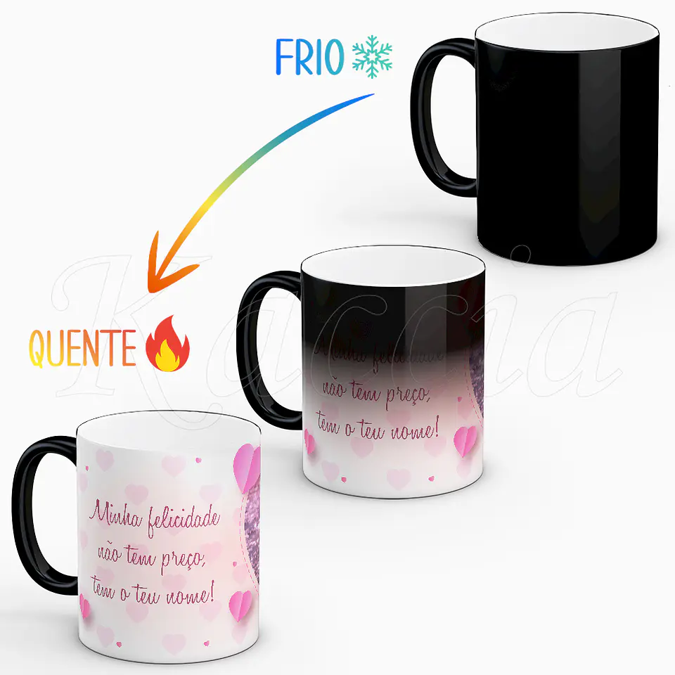 Caneca Personalizada Amor com Foto e Frase 2