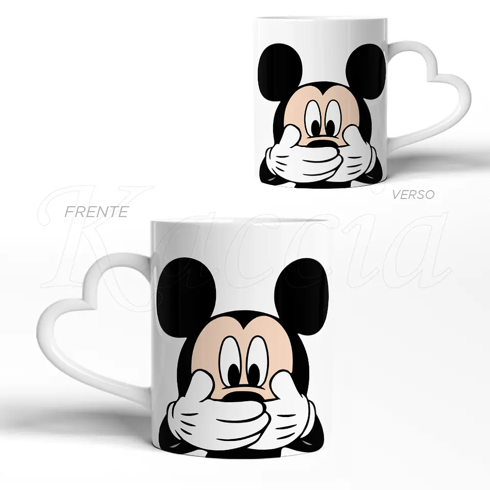 Conjunto de Canecas Mickey & Minnie 3