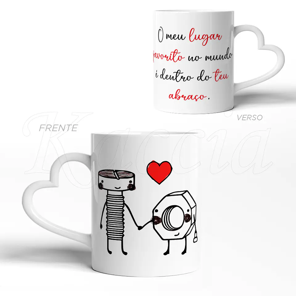 Caneca Personalizada Porcas Love  3