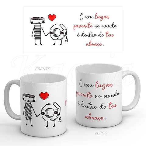 Caneca Personalizada Porcas Love 