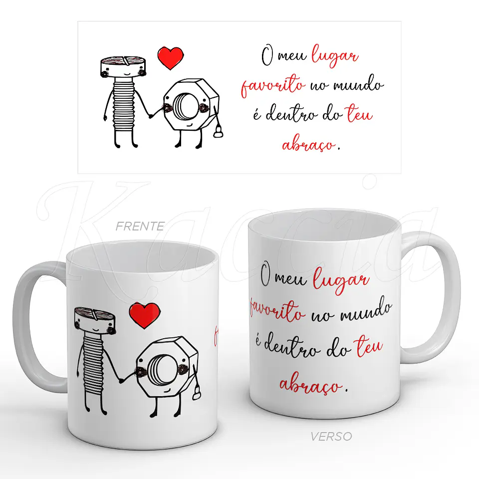 Caneca Personalizada Porcas Love  1