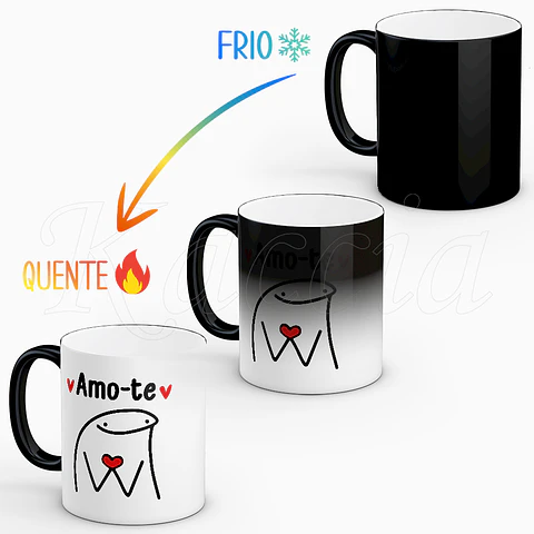 Caneca Amo-te, mas... Flork