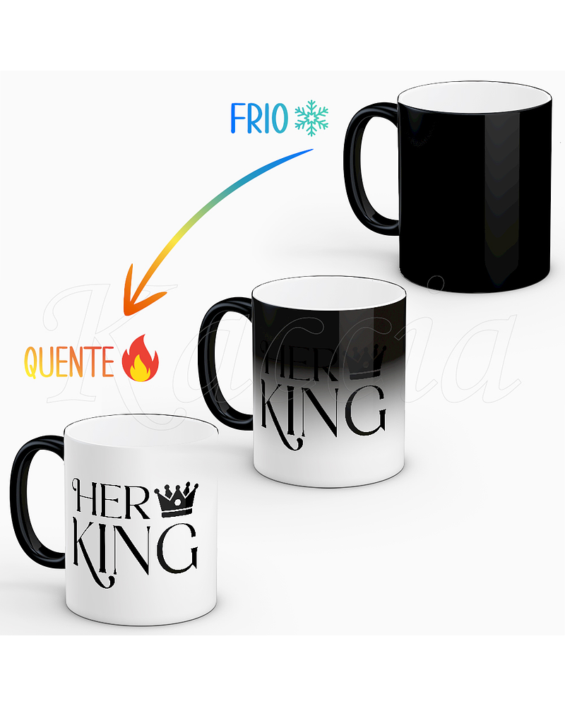 Conjunto de Canecas King & Queen