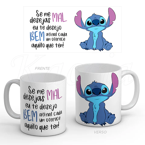 Caneca Te Desejo Bem Stitch
