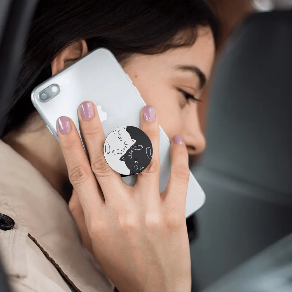 Pop Socket Yin Yang Cat 3