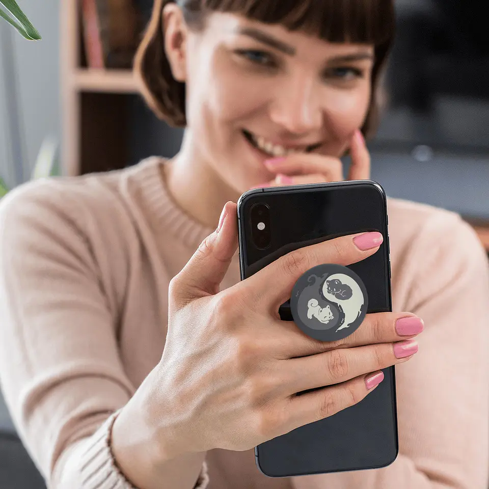 Pop Socket Gatinhos Yin Yang 4