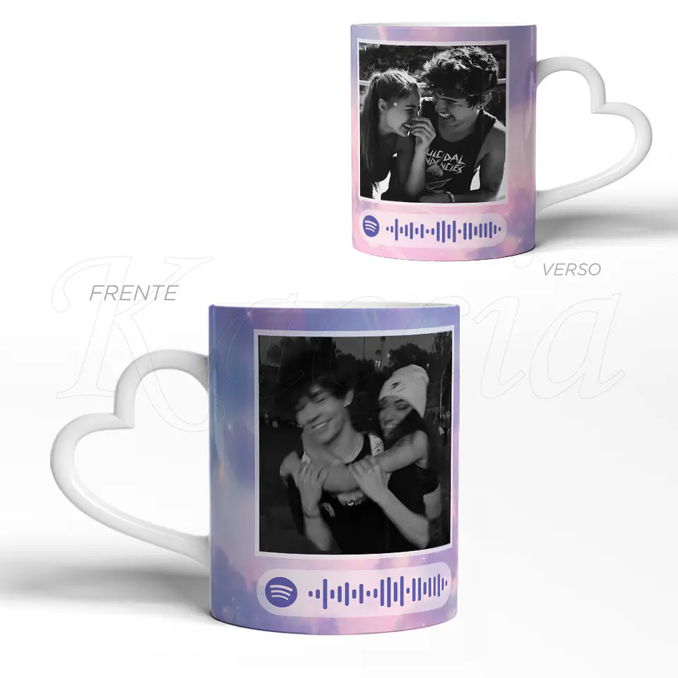 Caneca Personalizada Spotify Purple 6
