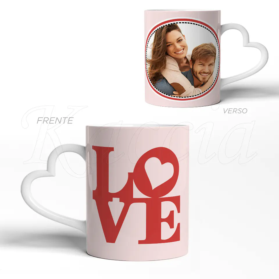 Caneca Personalizada Love com Foto 5