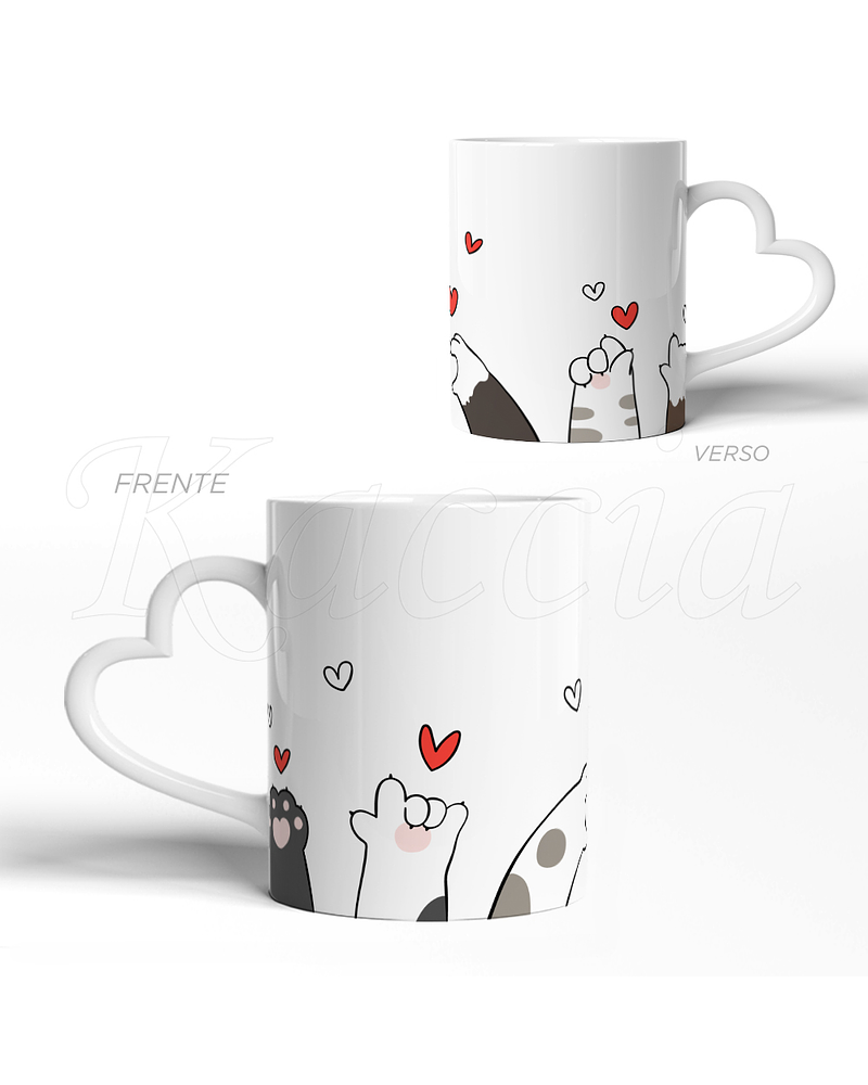 Caneca Gatinhos Love