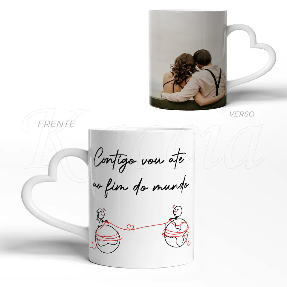 Caneca Personalizada Amor com Foto 5