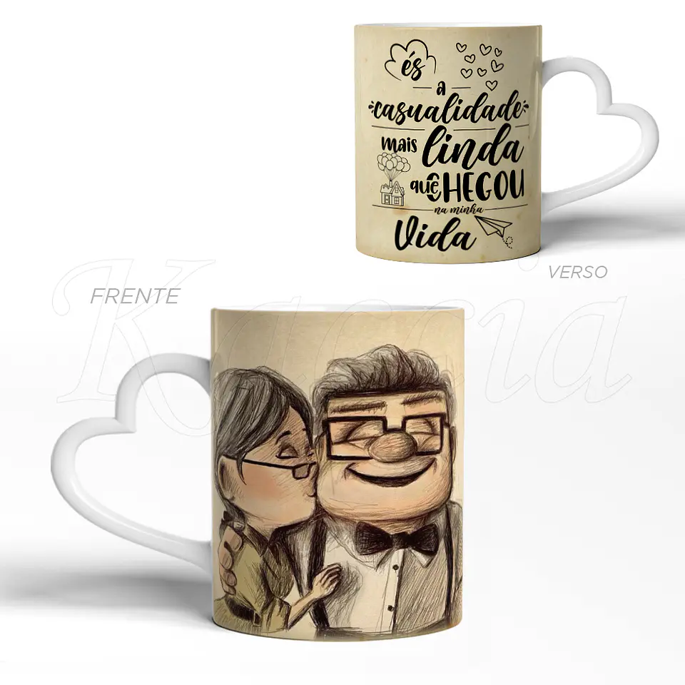 Caneca Casualidade Mais Linda Carl e Ellie Up 3