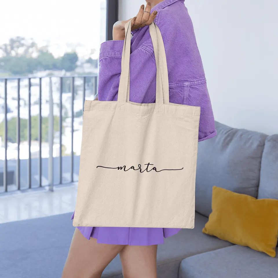 Saco Tote Bag Personalizado Nomes 5