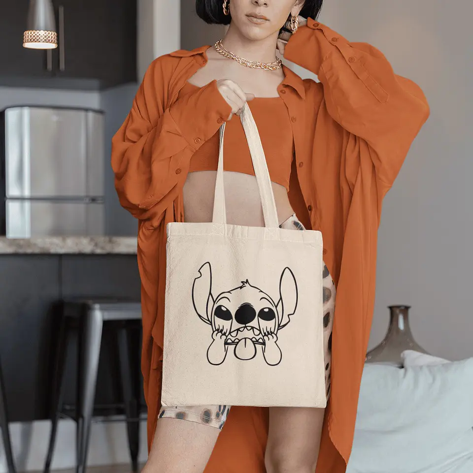 Saco Tote Bag Stitch Chateado 3