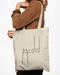 Saco Tote Bag Meow