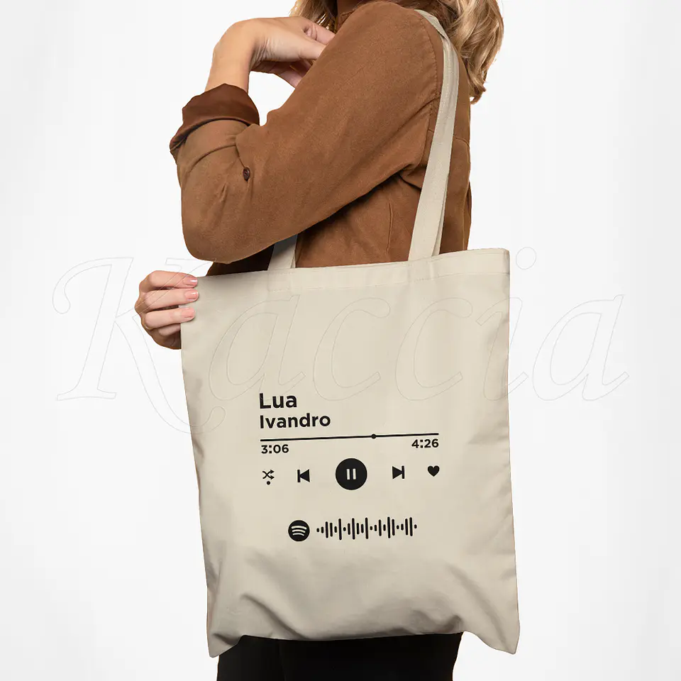 Saco Tote Bag Personalizado Spotify 5