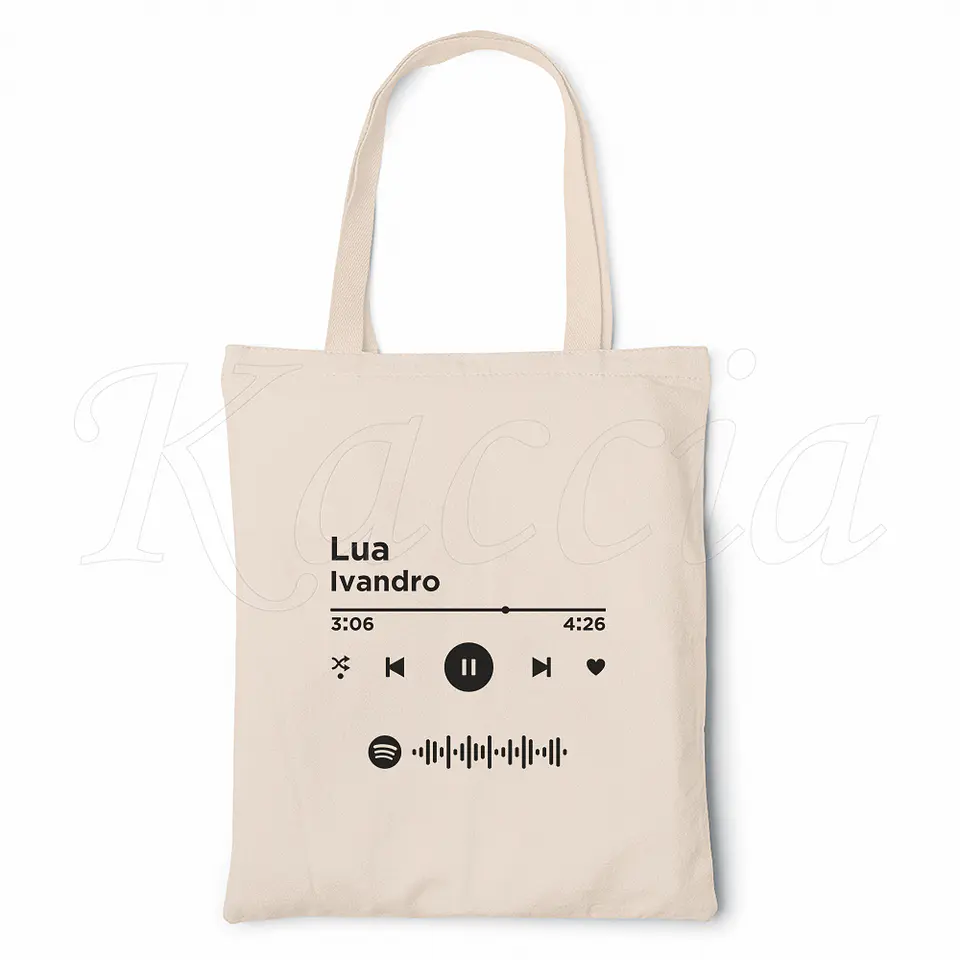 Saco Tote Bag Personalizado Spotify 2