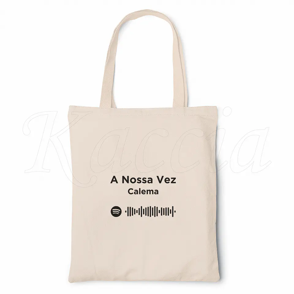 Saco Tote Bag Personalizado Spotify Simple II 2