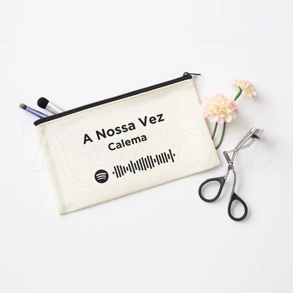 Nécessaire / Estojo Personalizado Spotify Simple 5