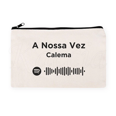 Nécessaire / Estojo Personalizado Spotify Simple