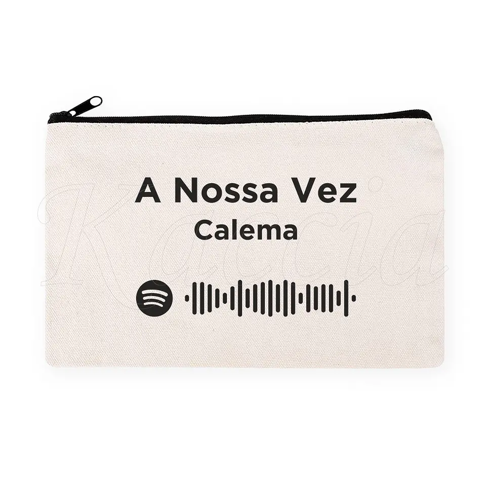 Nécessaire / Estojo Personalizado Spotify Simple 2