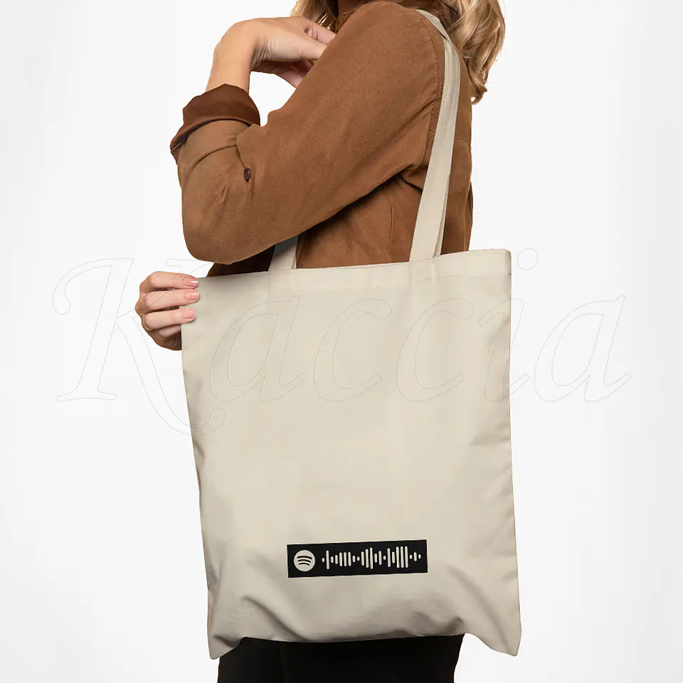 Saco Tote Bag Personalizado Spotify Code 5