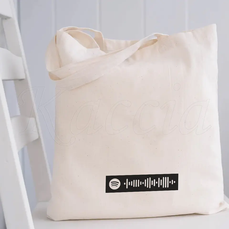 Saco Tote Bag Personalizado Spotify Code 4