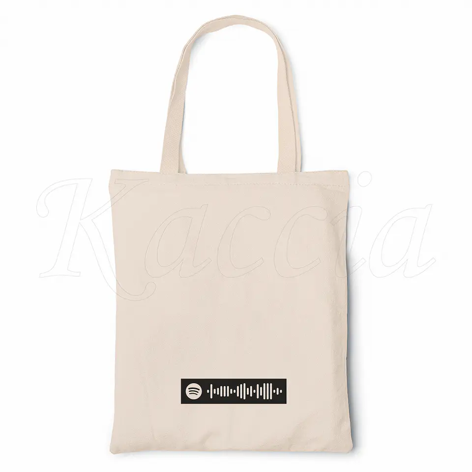Saco Tote Bag Personalizado Spotify Code 2