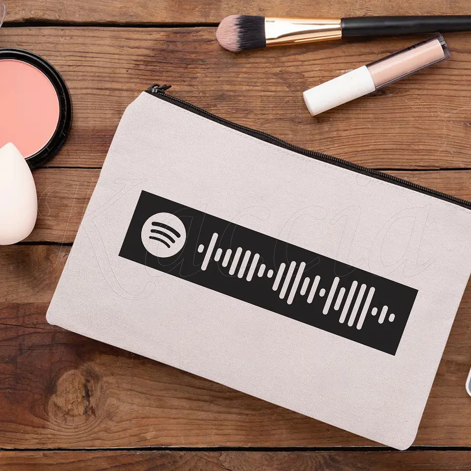 Nécessaire / Estojo Personalizado Spotify Code 5