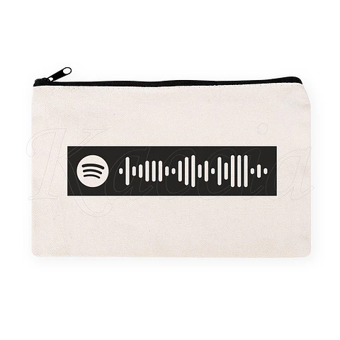 Nécessaire / Estojo Personalizado Spotify Code