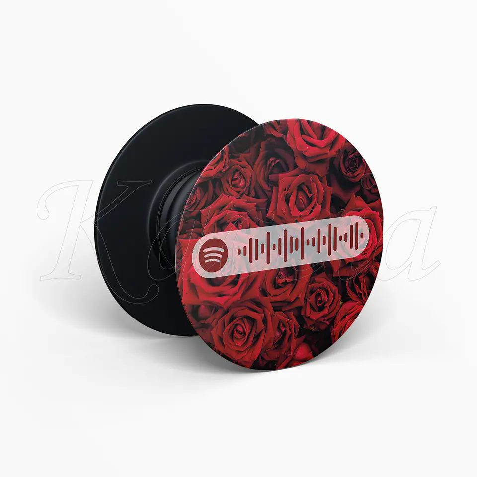 Pop Socket Personalizado Spotify Rosas 2