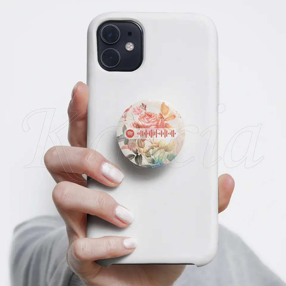 Pop Socket Personalizado Spotify Flower 3