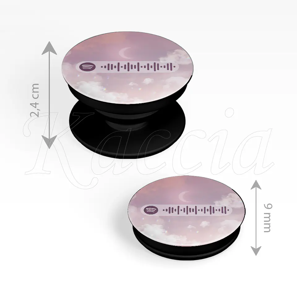 Pop Socket Personalizado Spotify Pink Sky 4