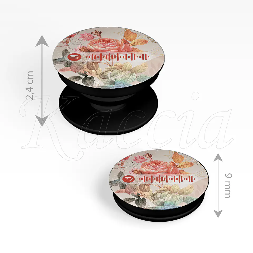 Pop Socket Personalizado Spotify Flower 4