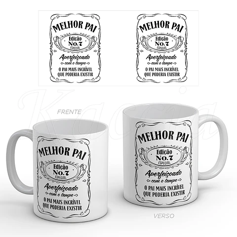 Caneca Personalizada Mais Incrível Jack Daniel's