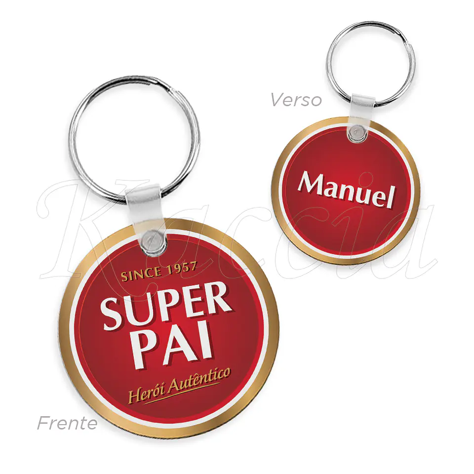 Porta-chaves Personalizado Redondo Super Bock 1