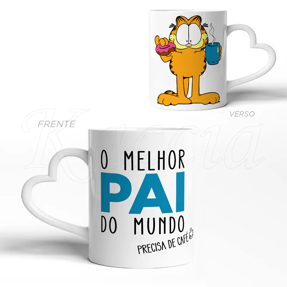 Caneca Precisa de Café Garfield 3