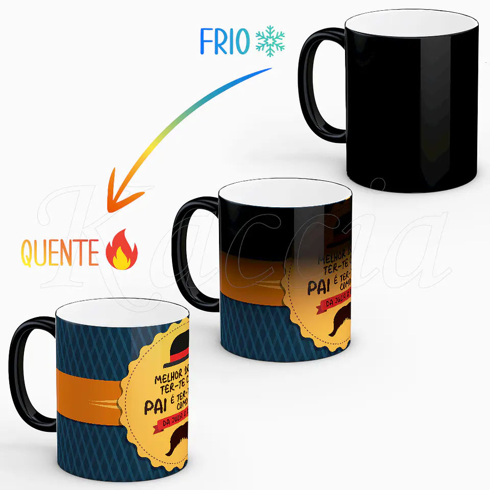 Caneca Personalizada Ter-te como Pai & Avô 2