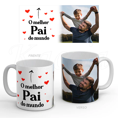 Caneca Personalizada Melhor do Mundo com Foto