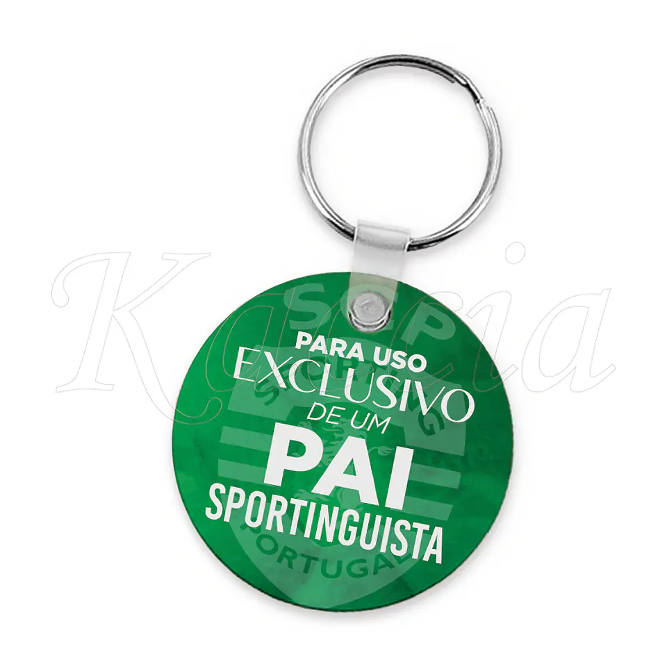 Porta-chaves Personalizado Redondo Sporting 3