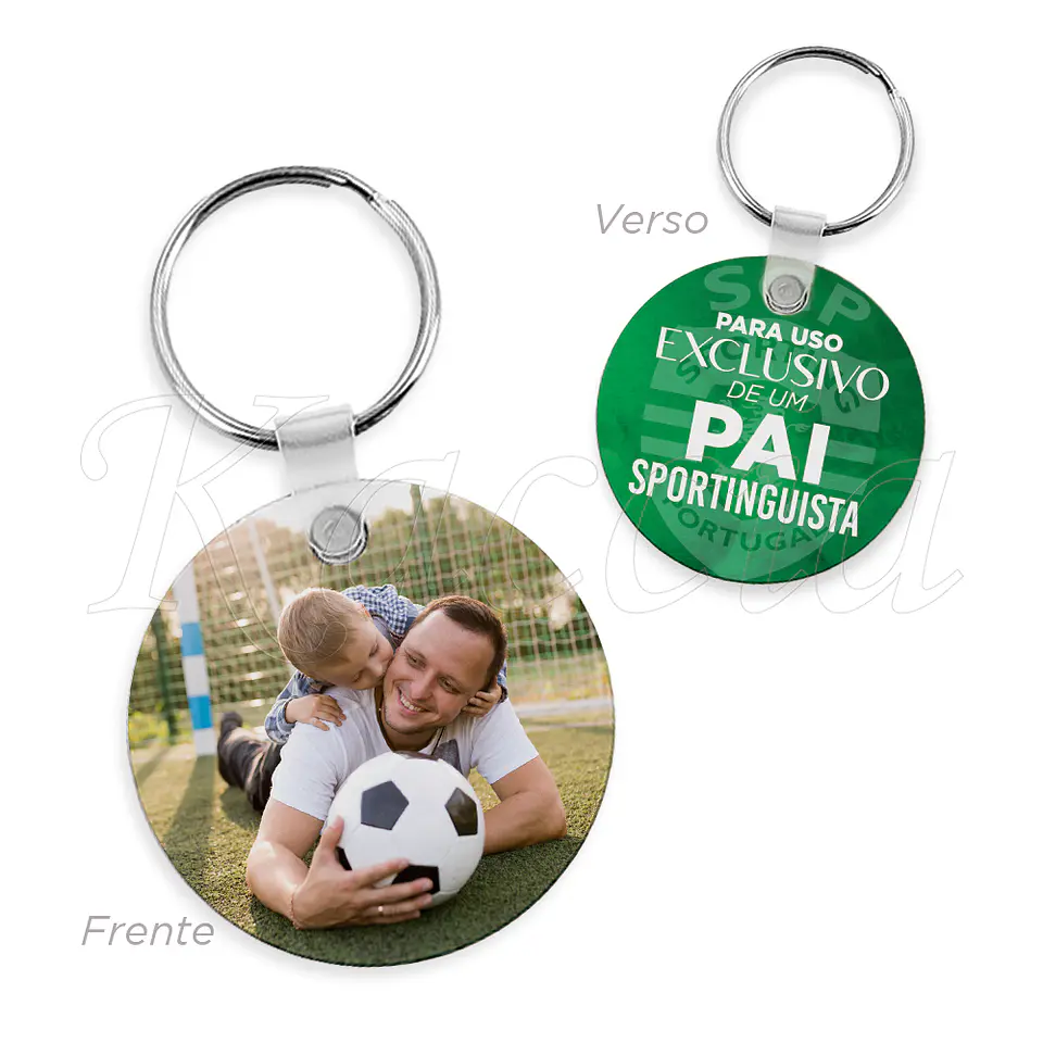 Porta-chaves Personalizado Redondo Sporting 1