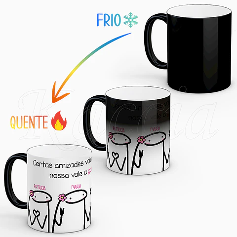 Caneca Amizade Galinha Flork