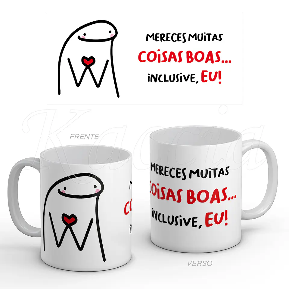 Caneca Mereces Coisas Boas Flork 1