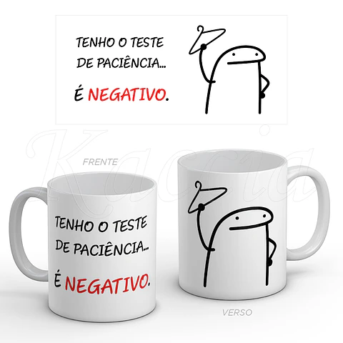 Caneca Paciência Negativa Flork