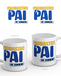 Caneca Padrastro é Pai de Coração