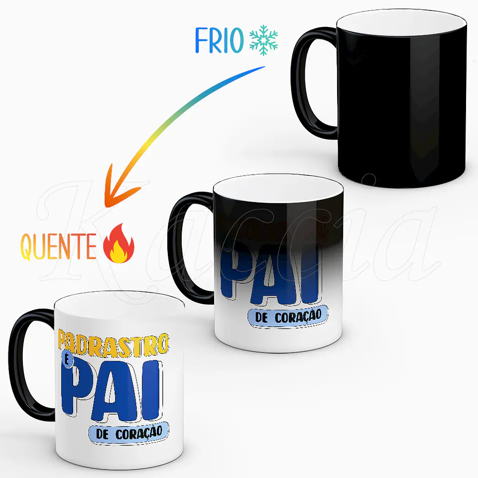 Caneca Padrastro é Pai de Coração 2