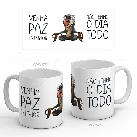 Caneca Paz Interior