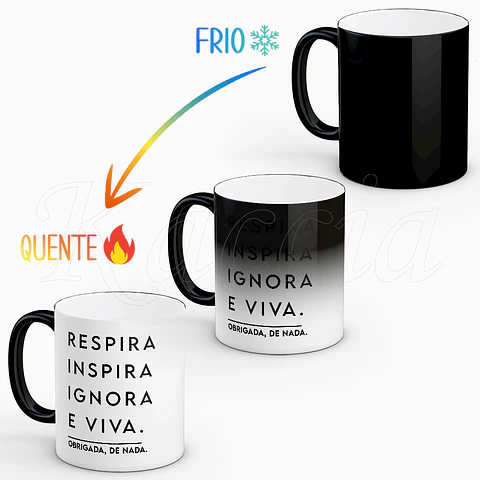 Caneca Respira, Inspira, Ignora e Viva Snoopy