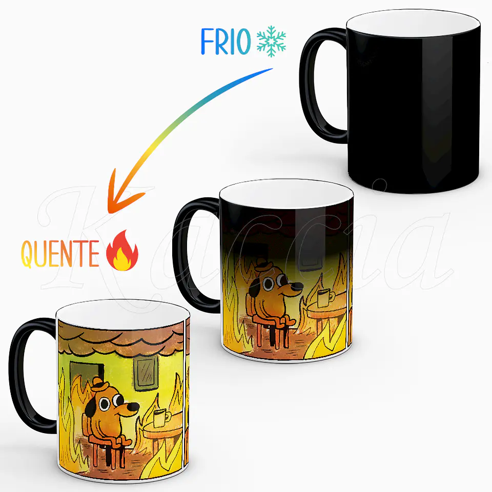 Caneca This Is Fine 2
