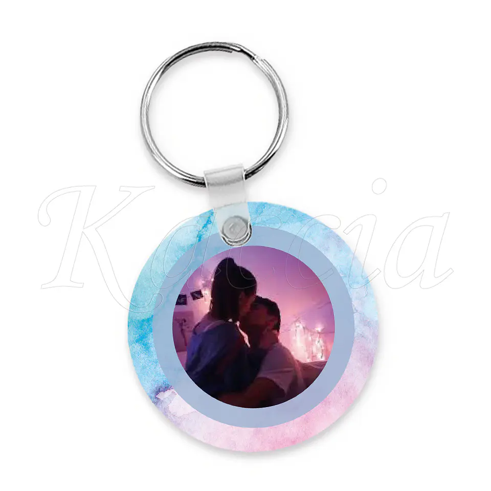 Porta-chaves Spotify Circle Acuarela 2
