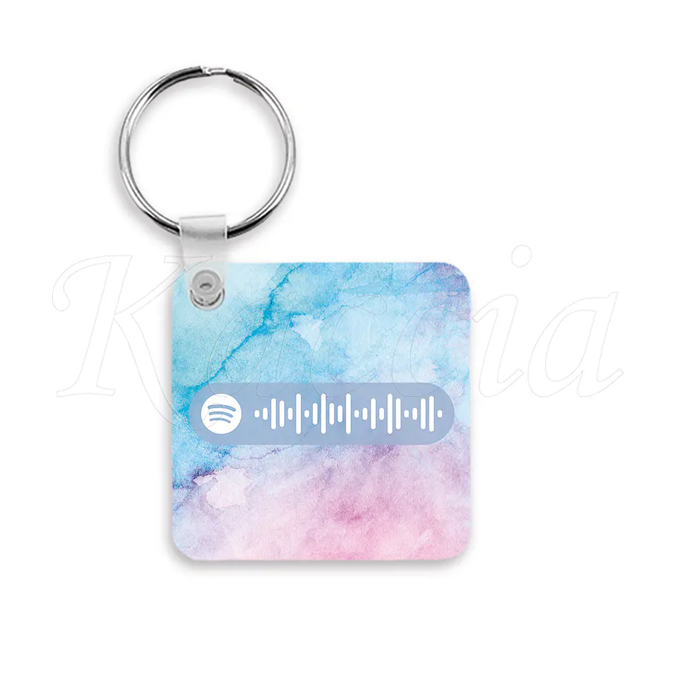 Porta-chaves Spotify Square Acuarela 3